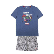 Pijama Marvel Gris (Adultos) Hombre