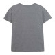 Camiseta de Manga Corta Mujer Snoopy Gris Gris oscuro