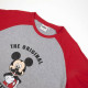 Pijama de Verano Mickey Mouse Rojo (Adultos) Hombre Gris