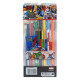 School Set Marvel 16 Pieces Red