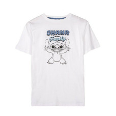 Camiseta de Manga Corta Hombre Stitch Blanco