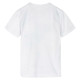Camiseta de Manga Corta Infantil Sonic Blanco