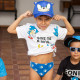 Bañador Niño Sonic Azul oscuro