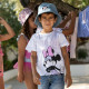 Camiseta de Manga Corta Infantil Minnie Mouse Blanco