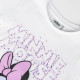Camiseta de Manga Corta Infantil Minnie Mouse Blanco