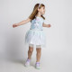 Vestido Frozen Turquesa