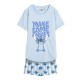 Pijama de Verano Stitch Azul