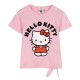 Camiseta de Manga Corta Infantil Hello Kitty Rosa claro