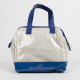 Travel Vanity Case Stitch Blue 100 % PVC 23 x 20 x 13 cm