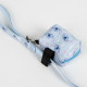 Dispensador de Bolsas Stitch Azul claro 100 % poliéster 9 x 21 x 3 cm