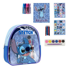 Child's Drawing Rucksack Stitch Blue 22 x 23 x 7 cm