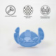 Dog Feeder Stitch Blue Silicone 28 x 15 x 1,5 cm