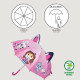 Paraguas Gabby's Dollhouse Fucsia