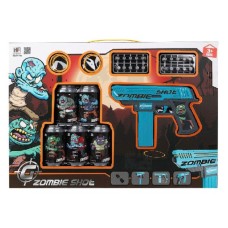 Playset Zombie Shot Pistola de Dardos Azul (50 x 35 cm)