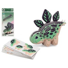 Puzzle 3D Dino Verde 18 x 8 cm