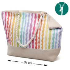 Bolso Multicolor Playa Rayas