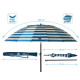 Sunshade 220 cm UPF 50+ Sailor