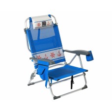 Folding Chair Blue 87 x 51 x 23 cm