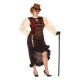 Costume for Adults Steampunk Brown (1 Piece)