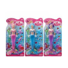 Muñeca Sirena Glamour Girl 38 x 18 cm