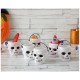 Halloween Decorations 6 uds Ø 7 cm Skull