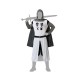 Costume for Adults White Crusading Knight (3 Pieces)