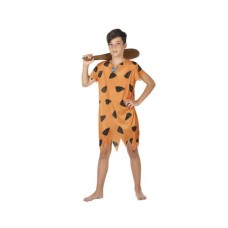 Costume for Children Caveman Orange (1 Pc)