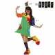 Costume for Adults Multicolour Female Clown Circus (2 Pieces)