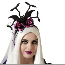 Headband Bat Halloween Purple