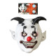 Máscara Halloween Payaso Malvado Blanco