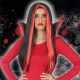 Peluca para Halloween Rojo