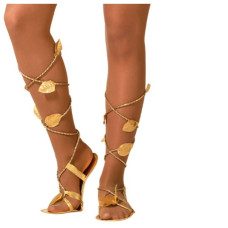 Sandalias de Mujer Dorado