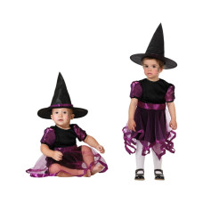 Disfraz para Bebés Morado Bruja