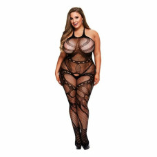 Bodystocking Con Tirantes Talla Grande Baci Lingerie 00322