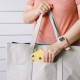 Shopping Bag KSIX kraft paper Polyester Grey
