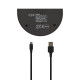 Cargador Inalámbrico para Smartphones Qi KSIX Negro