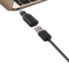 Adaptador USB 3.0 a USB-C 3.1 Negro