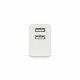 Cargador de Pared KSIX 2 USB 2.4A Blanco