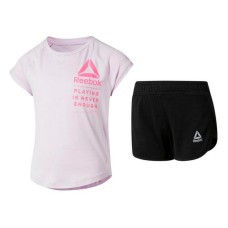 Conjunto Deportivo para Niños Reebok G ES SS MONGLW BABY Rosa Blanco