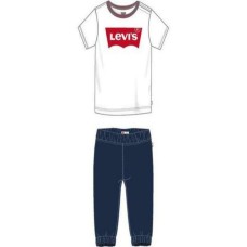 Conjunto Deportivo para Bebé TWILL JOGGER Levi's 6EA924-001  Blanco