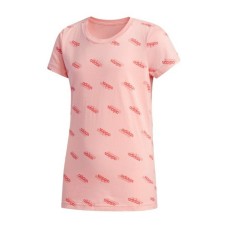 Camiseta de Manga Corta Infantil Adidas YG FAV T Rosa