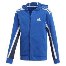 Children’s Hoodie Adidas B BOLD FZ HD Blue Children's