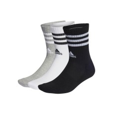 Sports Socks Adidas 3S C SPW CRW 3P IC1323  Grey