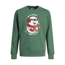 Sudadera sin Capucha Niño Jack & Jones 12222091 Verde