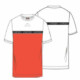 Camiseta de Manga Corta Hombre Kappa Tape Darin Azul