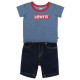 Sports Outfit for Baby Levi's STRETCH DENIM SHORT Blue