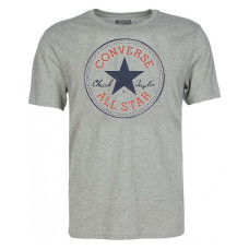 Child's Short Sleeve T-Shirt Converse CHUCK PATCH SHORT Grey