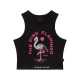 Tank Top Women Vans FLAMINGHOST FITTED TANK VN000GH8BLK1 Black