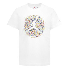 Child's Short Sleeve T-Shirt Nike JDB POOLSIDE JUMPMAN SS TEE 95D122 001 White