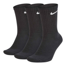 Calcetines Deportivos Nike  EVERYDAY CUSHIONED SX7664 Negro Nylon (3 pcs)
